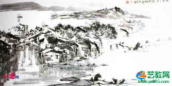 国画名家姬俊尧作品：《阳春三月》