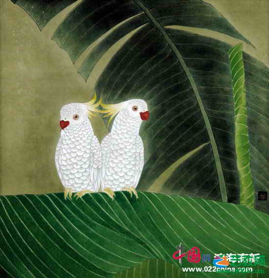 著名花鸟画家苗延荣作品