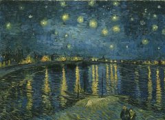 梵高——《罗纳河上的星夜》