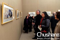 中国国家画院扇面作品展亮相巴黎