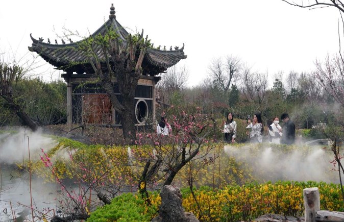 春花邂逅古建，花都“种花人”的中式浪漫