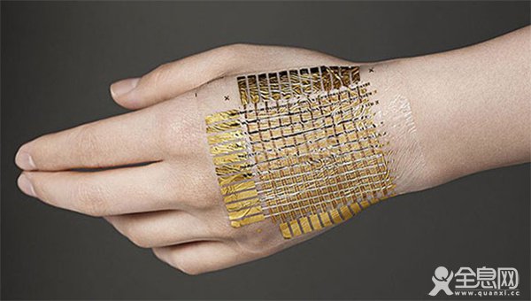 韩国研究出比手环更方便的的电子皮肤