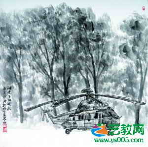 迎国庆空军美术作品选(组图)