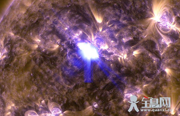 SDO captured this image of an M6.5 class flare at 3:16 EDT on April 11, 2013.